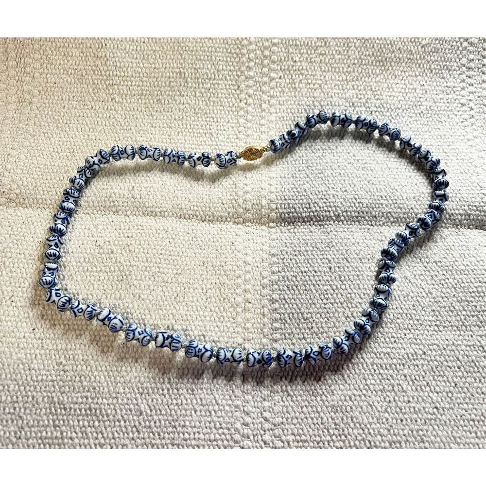 Oriental Glass Beaded Necklace